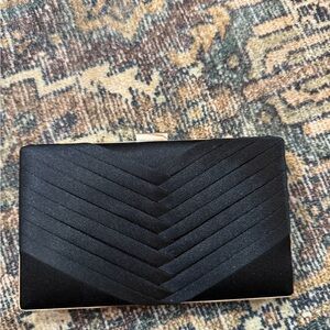 Kate Landry Black Clutch